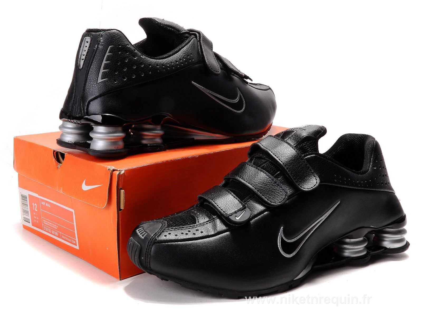 noir Nike Shox R4 strapes (3).JPG